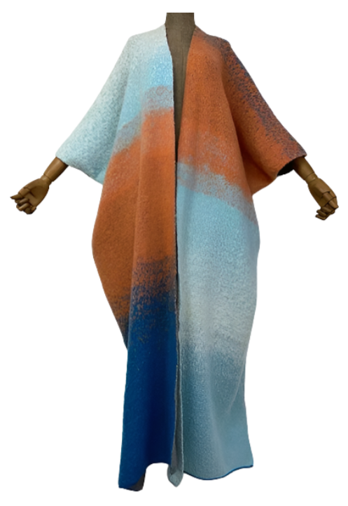 Stylish Colorful Maxi Cardigan - WINI