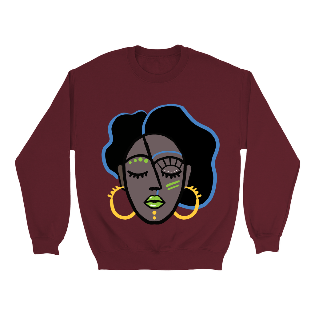 Mocha Afro Green Sweatshirt