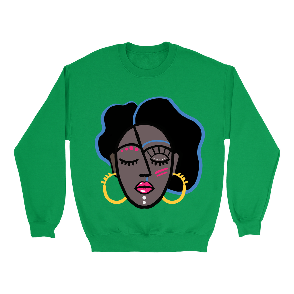 Mocha Afro Pink Sweatshirt