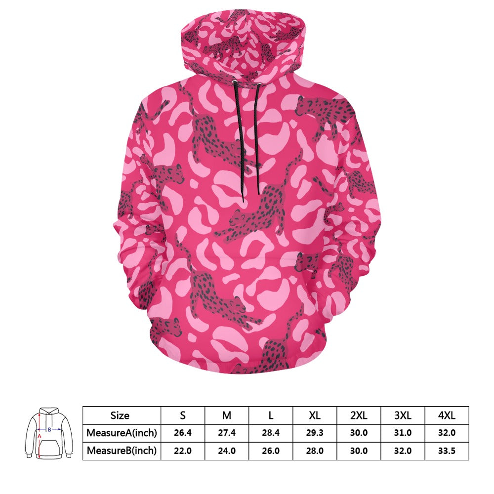 Pre Order:  Pink Leopard Hoodie