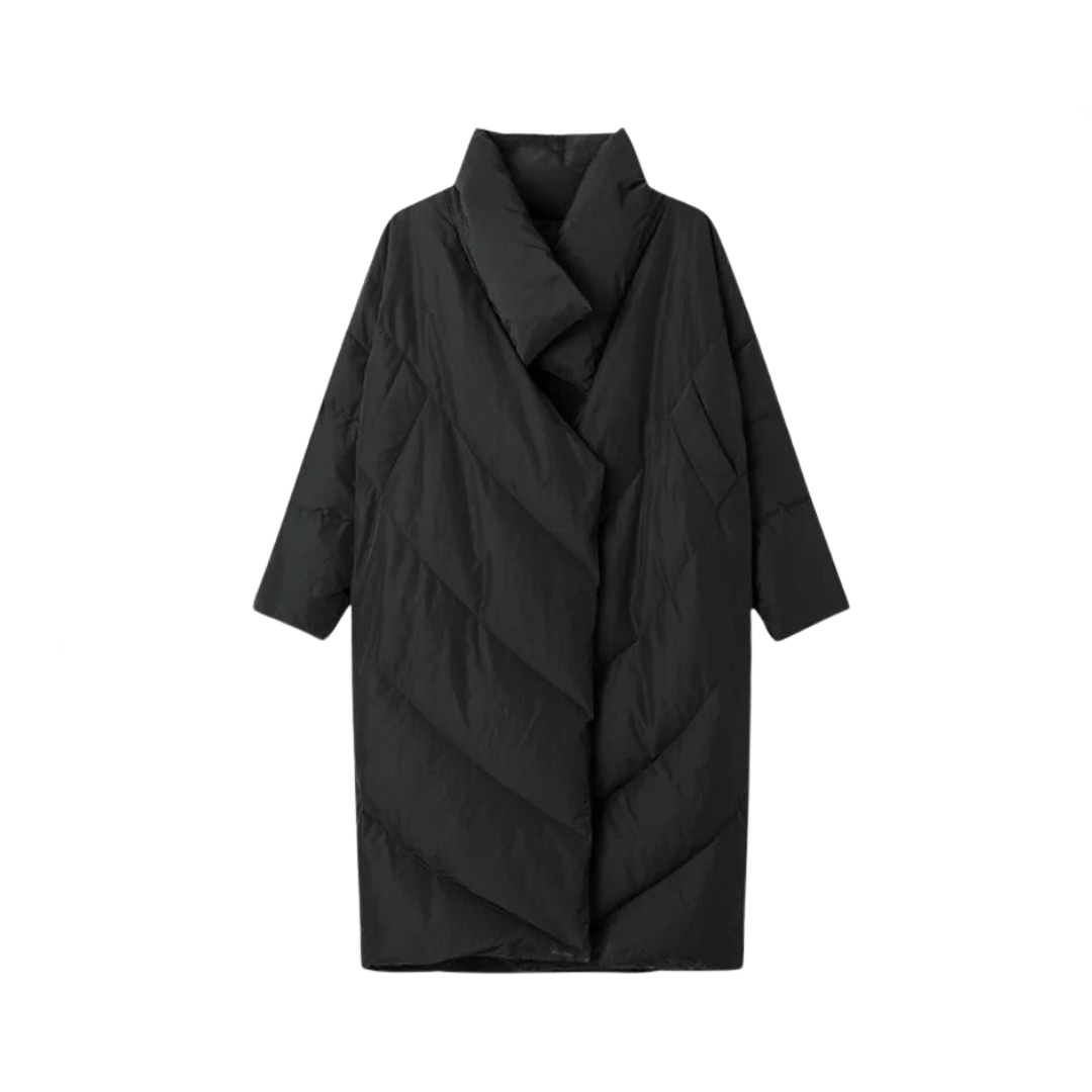 Shawl Collar Long Oversized Coat