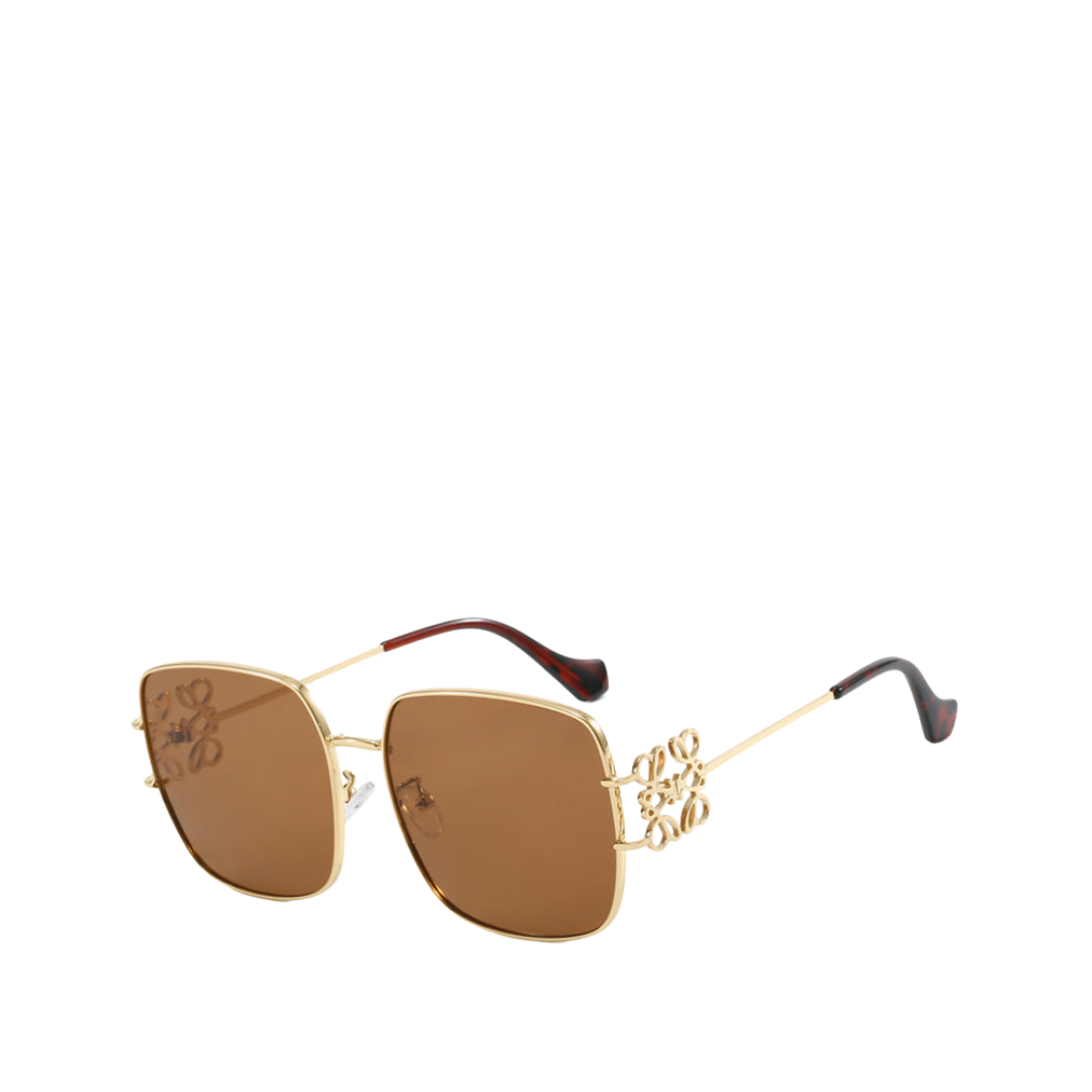 Single Beam Hollow Frame Sunglasses