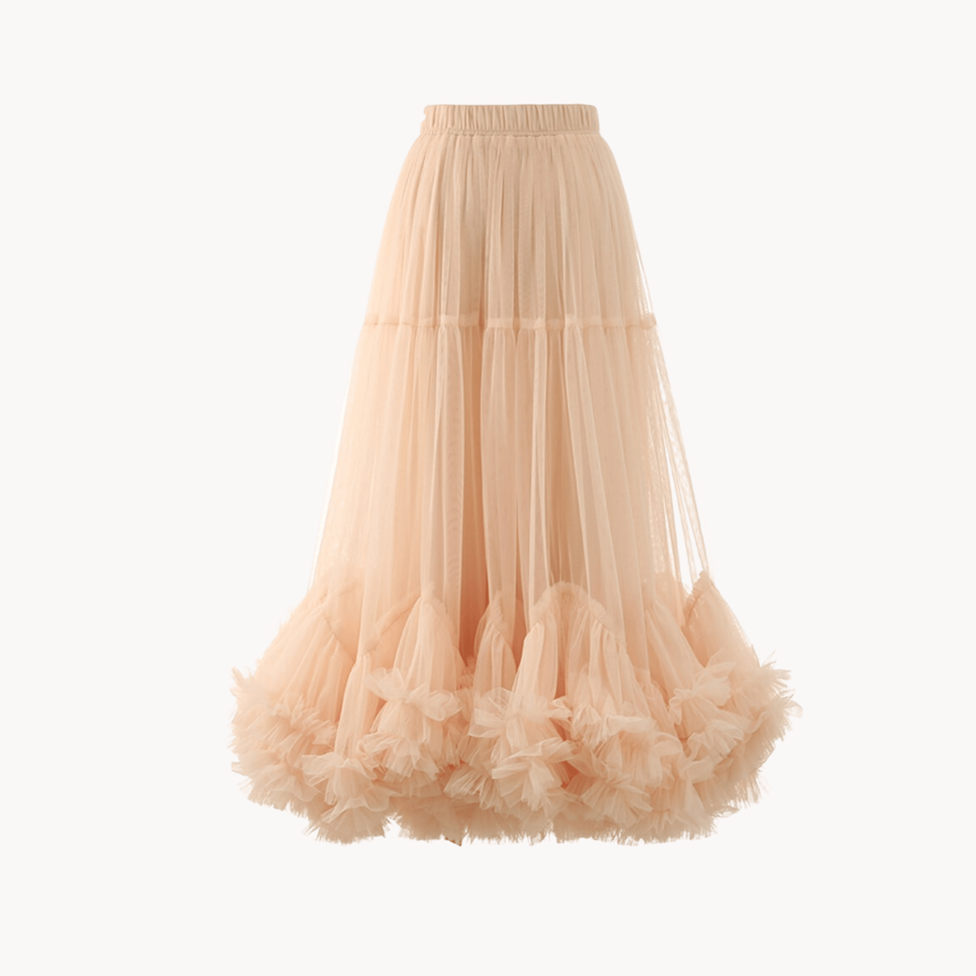 Mesh Ruffle Skirt - Kelly Obi New York