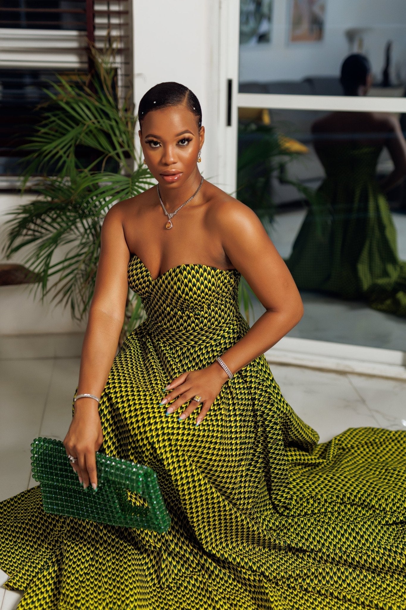 Ugba Strapless Dress - Kelly Obi New York