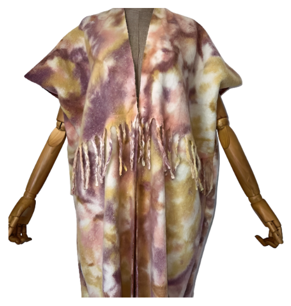 Pre Order:  Boho Tie-Dye Tassel Cardigan - WINI