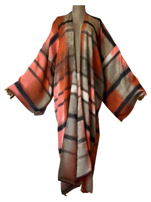 Pre Order:  Vibrant Silk Kimono Cardigan - WINI