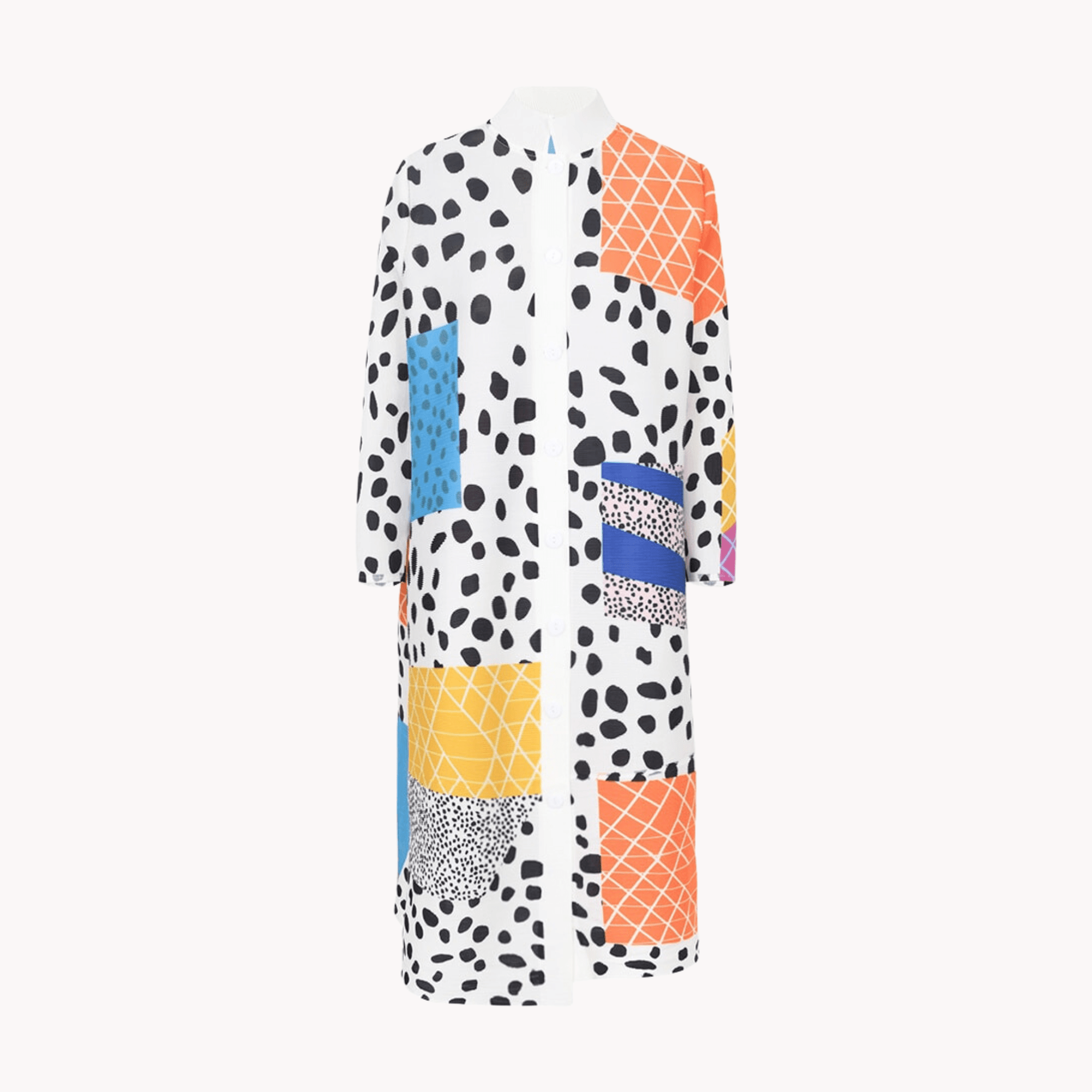 Abstract Leopard Print Dress - Kelly Obi New York