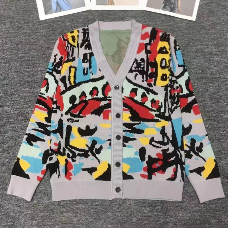 Abstract Loose Fit Sweater - Kelly Obi New York