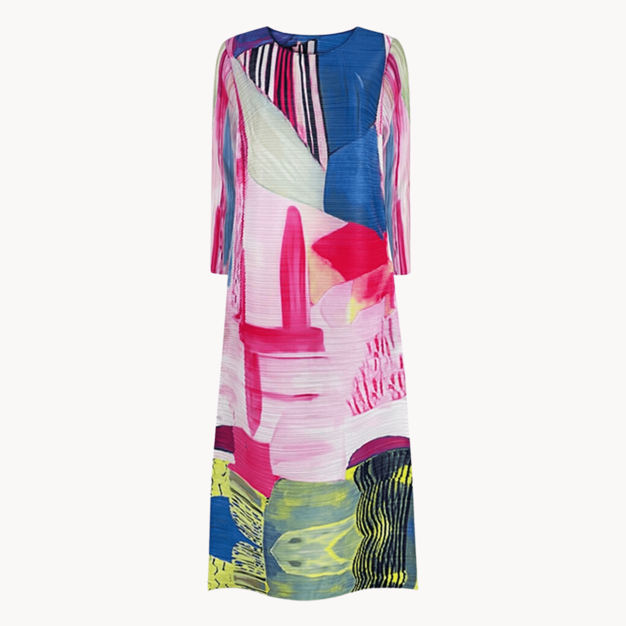 Abstract Pleated Dress - Kelly Obi New York