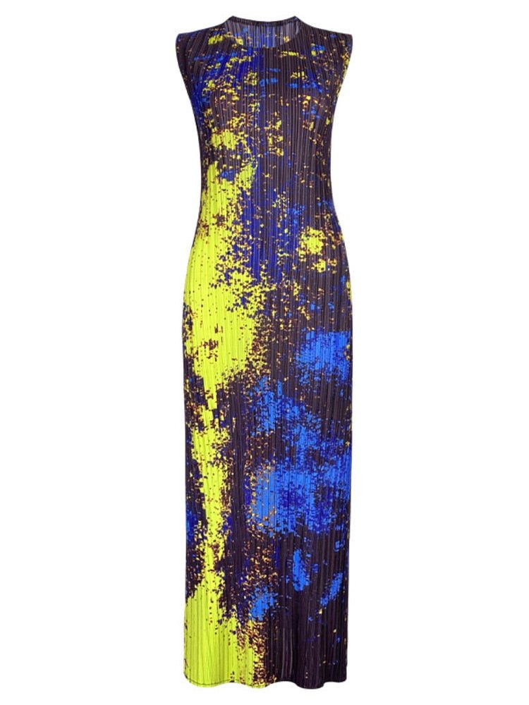 Acid Print Dress - Kelly Obi New York