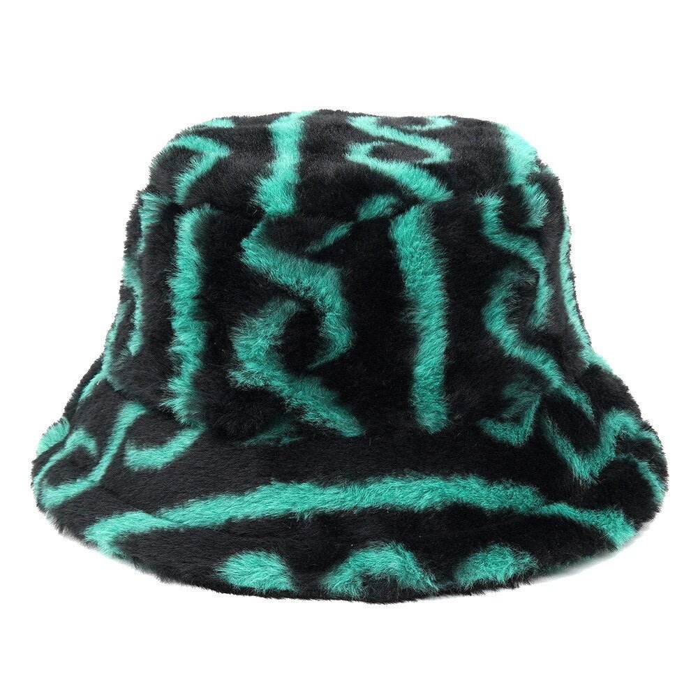 Assorted Faux Fur Bucket Hat - Kelly Obi New York