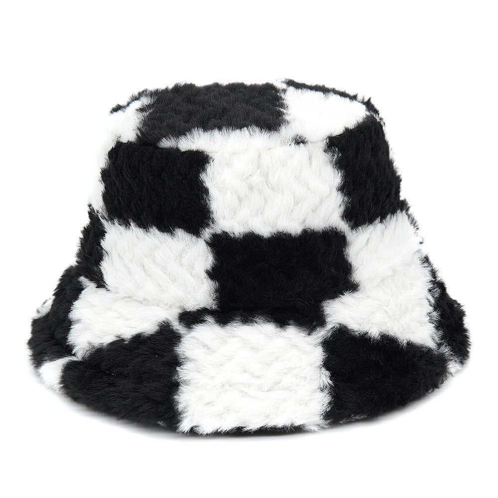 Assorted Faux Fur Bucket Hat - Kelly Obi New York