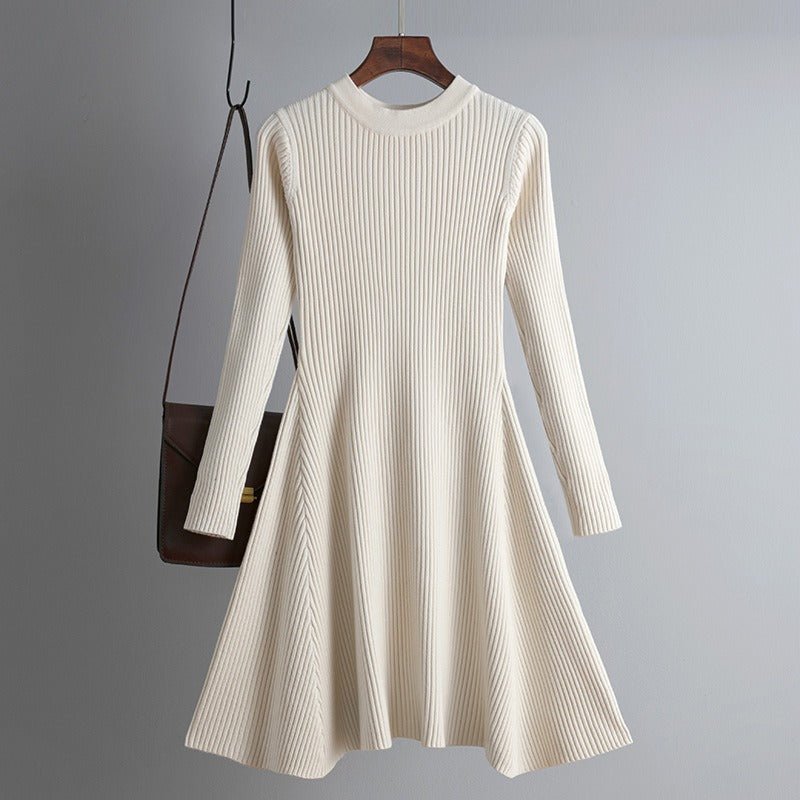 Basic A-Line Knit Mini Dress - Kelly Obi New York