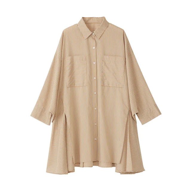 Batwing Sleeves Loose Long Blouse - Kelly Obi New York