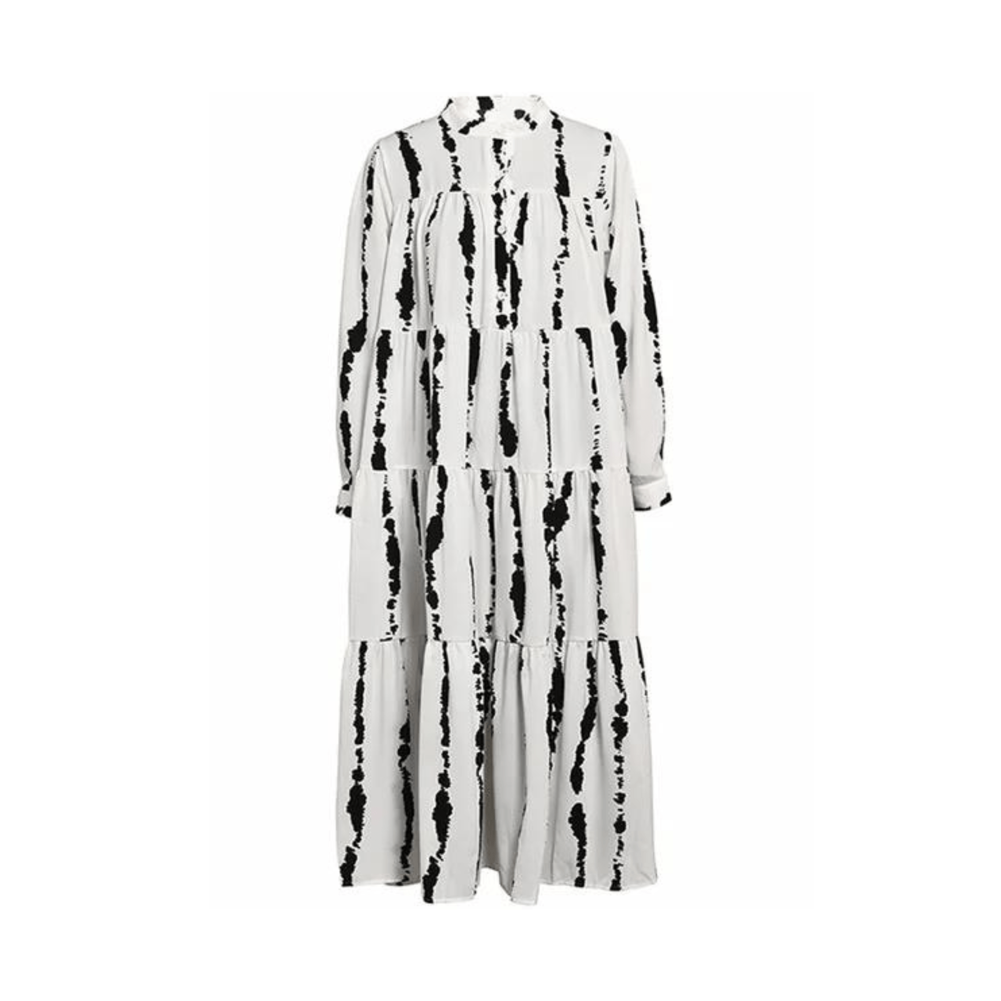 Black and White Loose Fit Dress - Kelly Obi New York