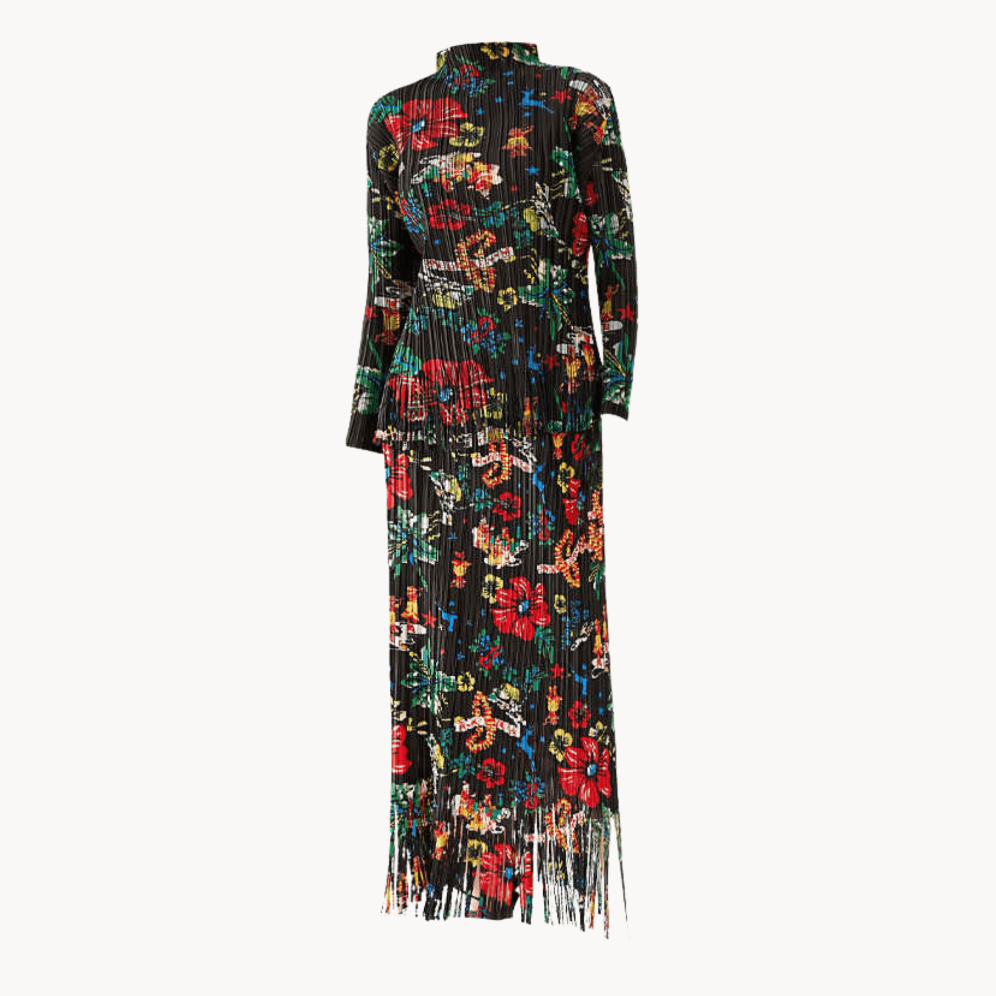 Black Floral Fringe Set - @jenjeanpierre - Kelly Obi New York