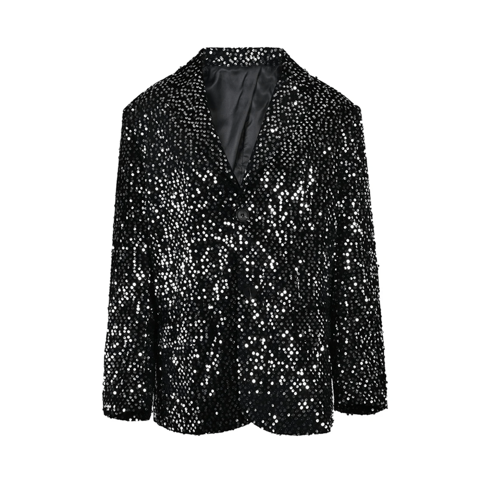 Black Sequins Glam Blazer - Kelly Obi New York