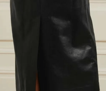 Black Vegan Leather Sleeveless Dress - Kelly Obi New York