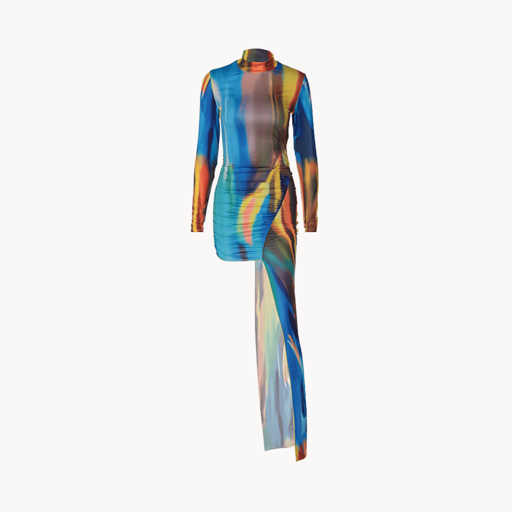 Blaze Asymmetrical Dress - Kelly Obi New York