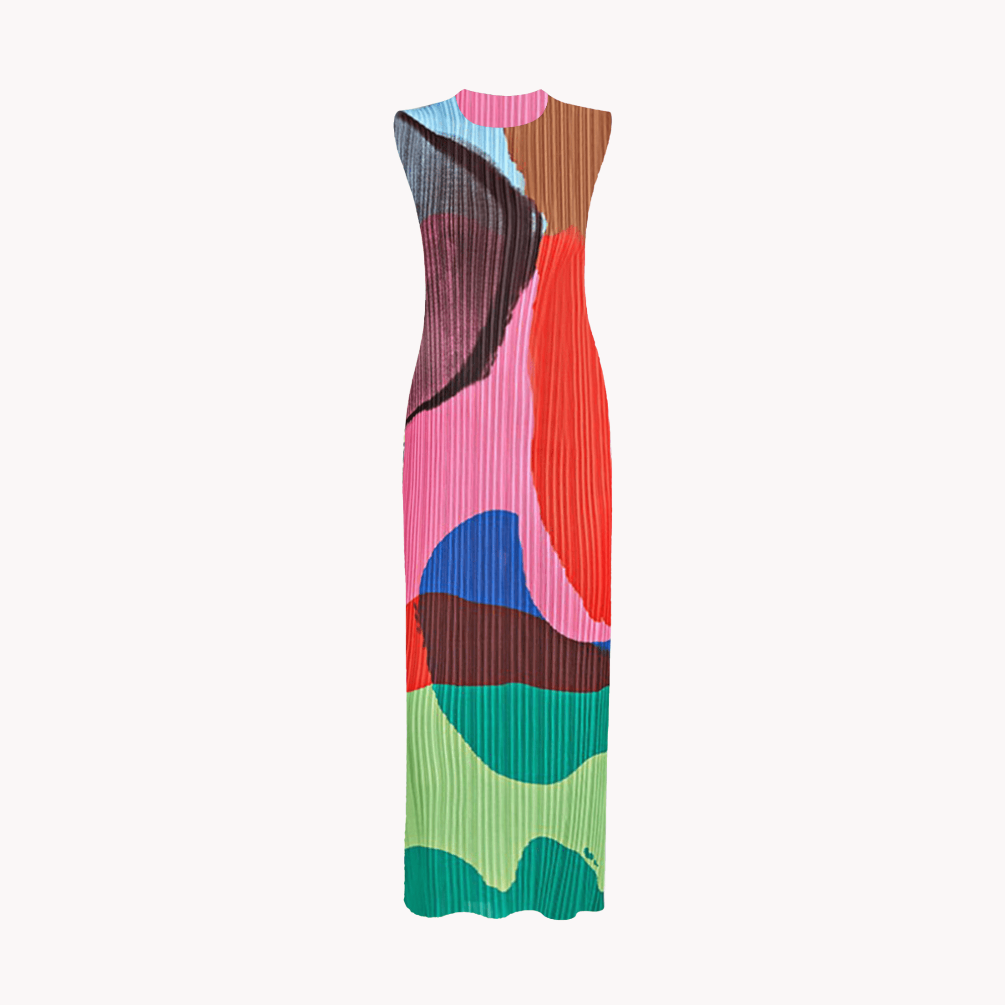 Blocked Pleated Pencil Dress - @shortforcara - Kelly Obi New York