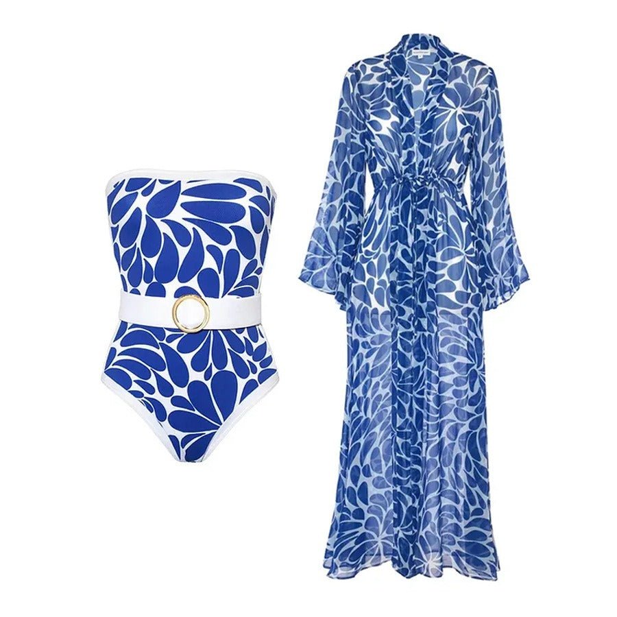 Blueberry Swimsuit Set - Kelly Obi New York