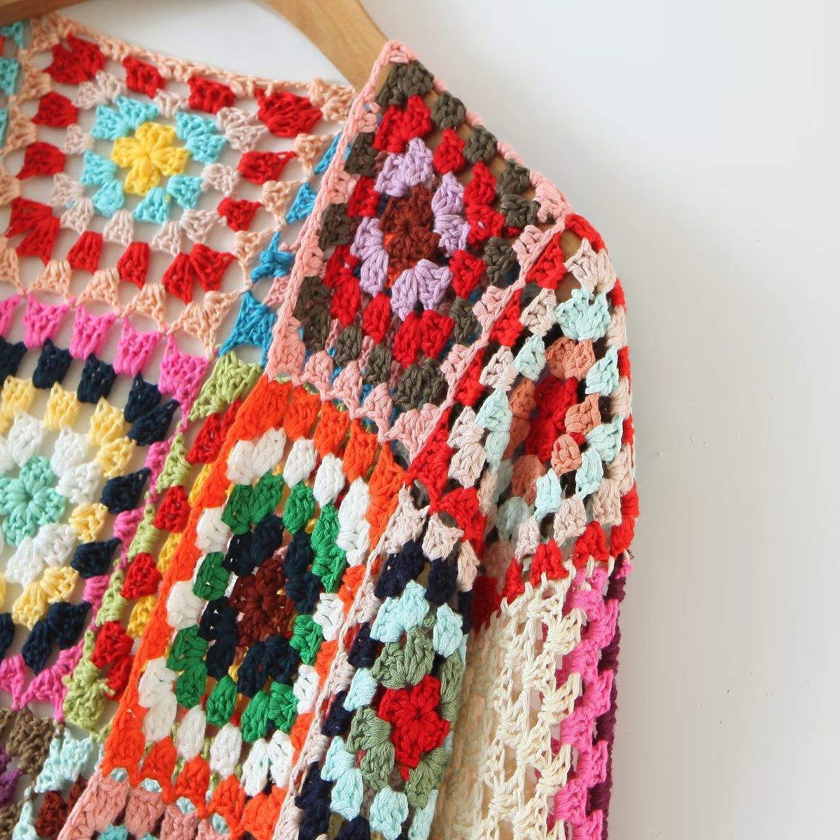 Boho Knit Maxi Sweater - Kelly Obi New York