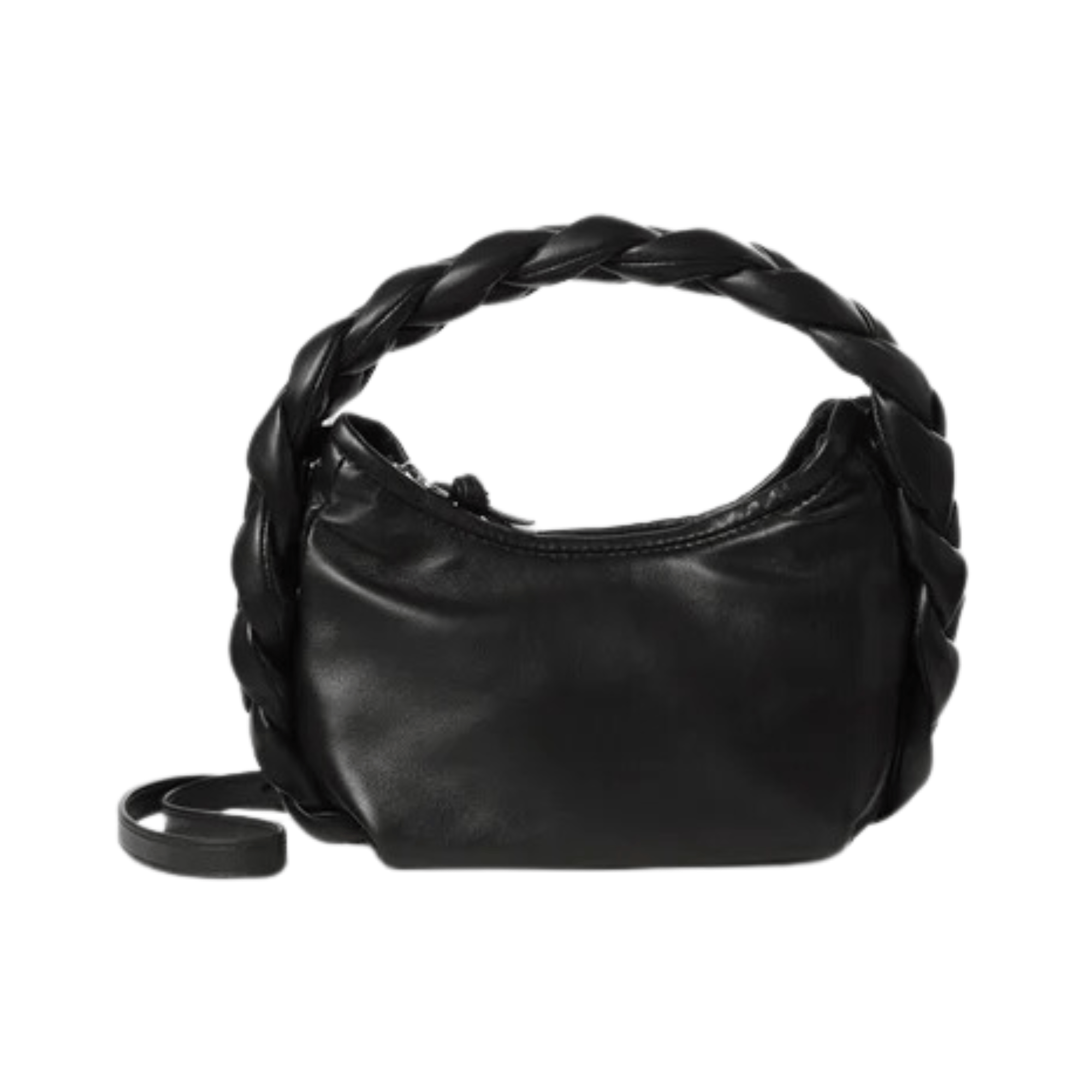 Braided Handle Padded Handbag - Kelly Obi New York