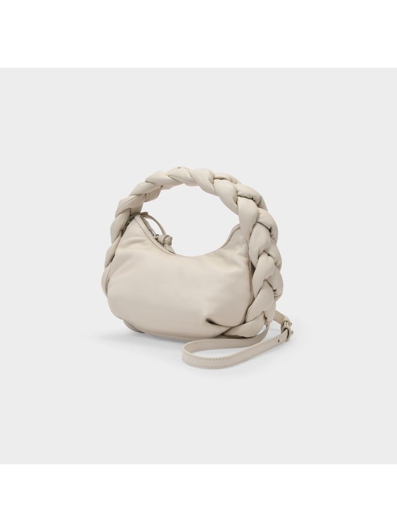 Braided Handle Padded Handbag - Kelly Obi New York