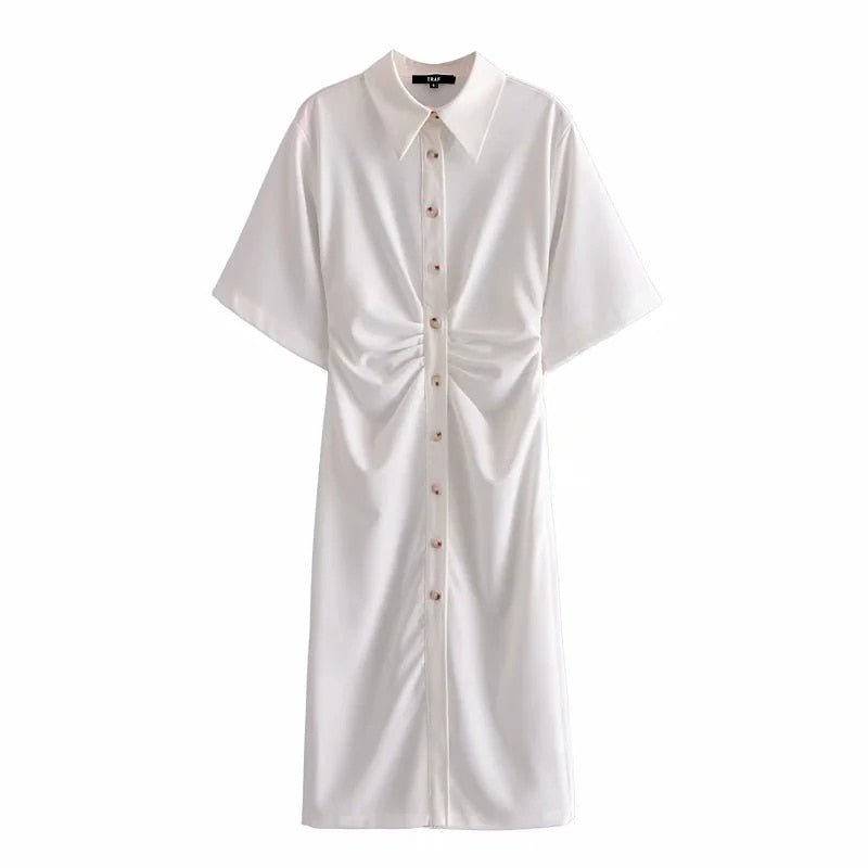 Button Shirt Dress - Kelly Obi New York