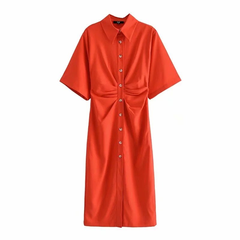 Button Shirt Dress - Kelly Obi New York