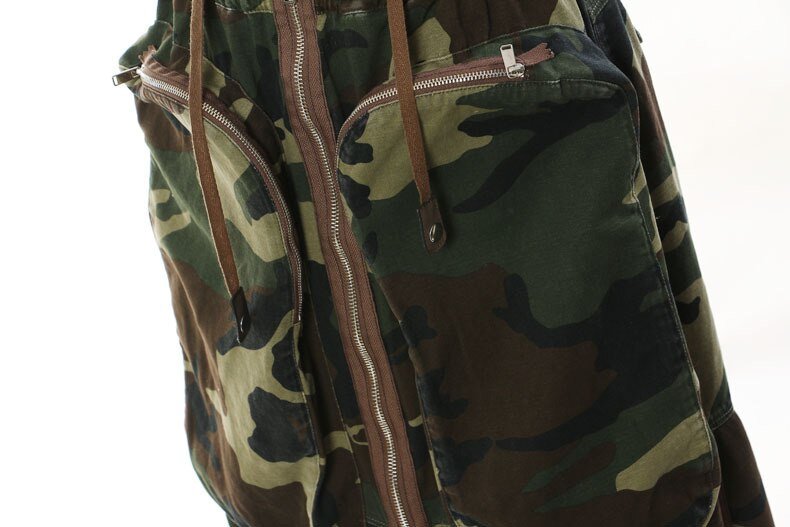 Camouflage Cargo Skirt - Kelly Obi New York