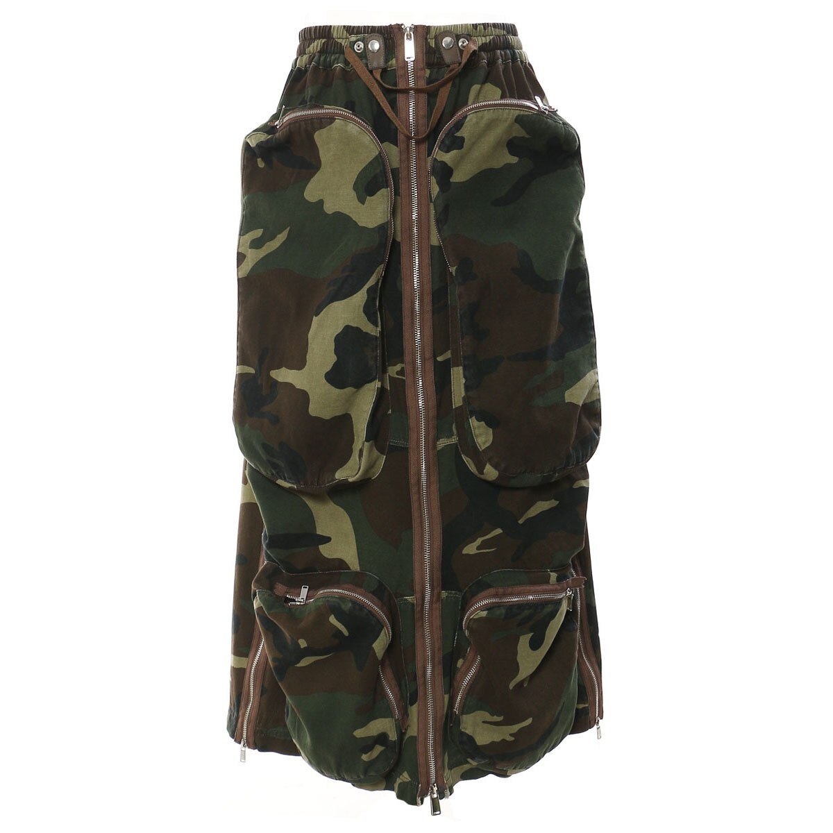 Camouflage Cargo Skirt - Kelly Obi New York