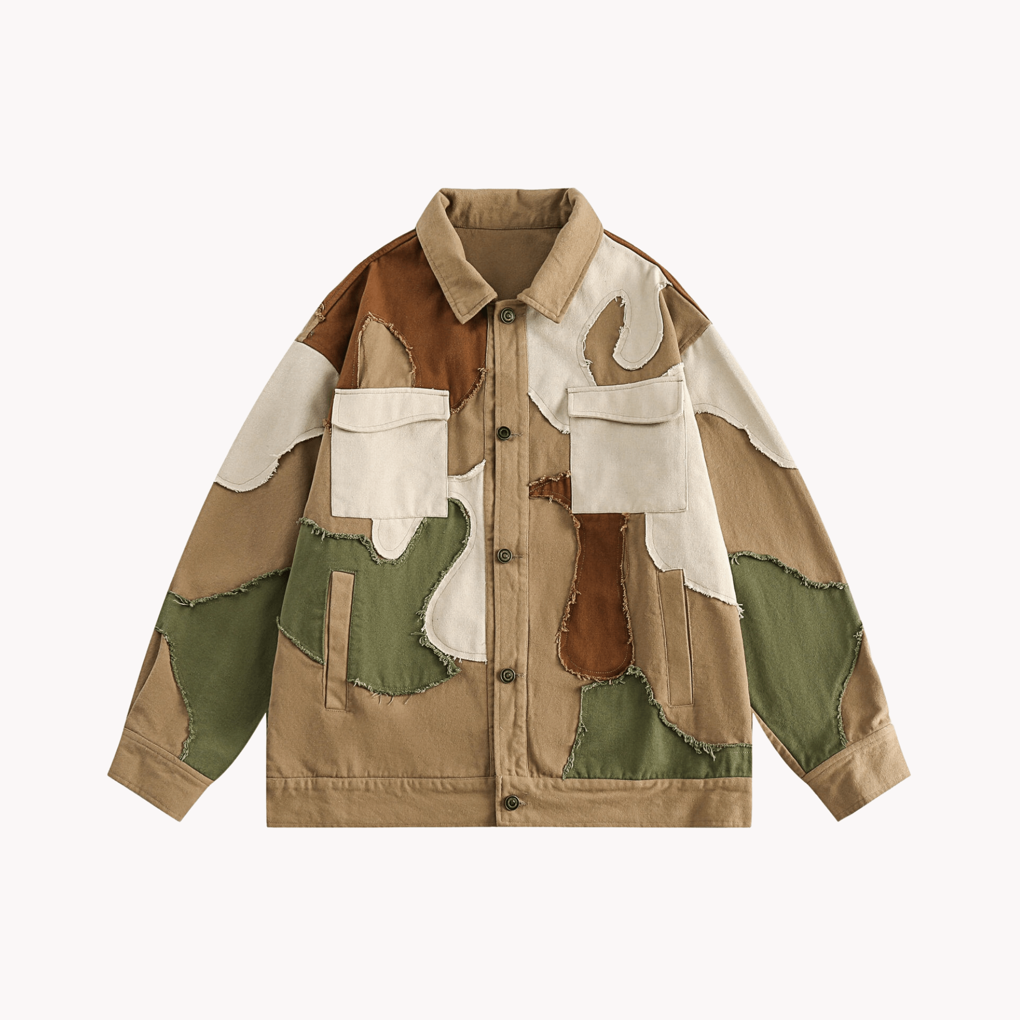 Camouflage Loose Fit Jacket - Kelly Obi New York