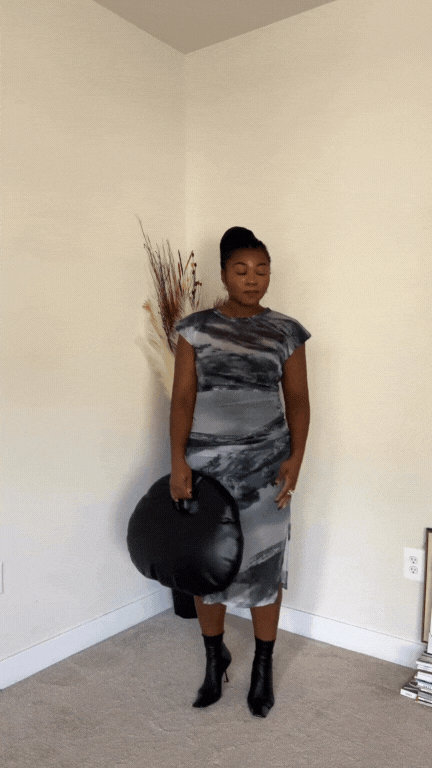 Cap Sleeve Mesh Dress - @styledbykemi - Kelly Obi New York