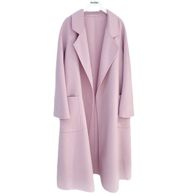 Cashmere Wool Fur Trench Coat - Kelly Obi New York