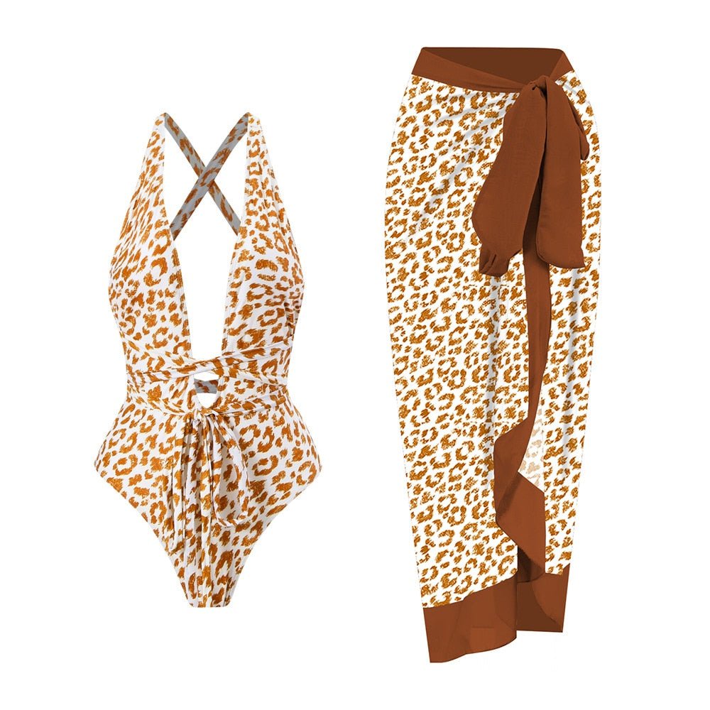 Cheetah Swimsuit Set - Kelly Obi New York