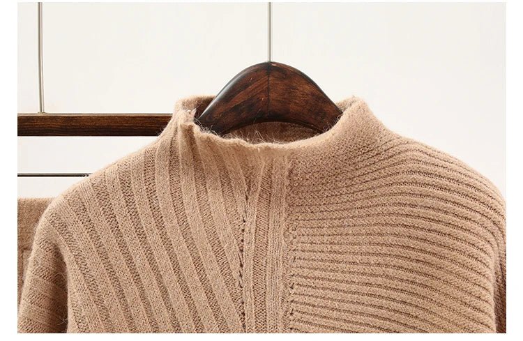 Classic Knit Sweater and Midi Skirt Set - Kelly Obi New York