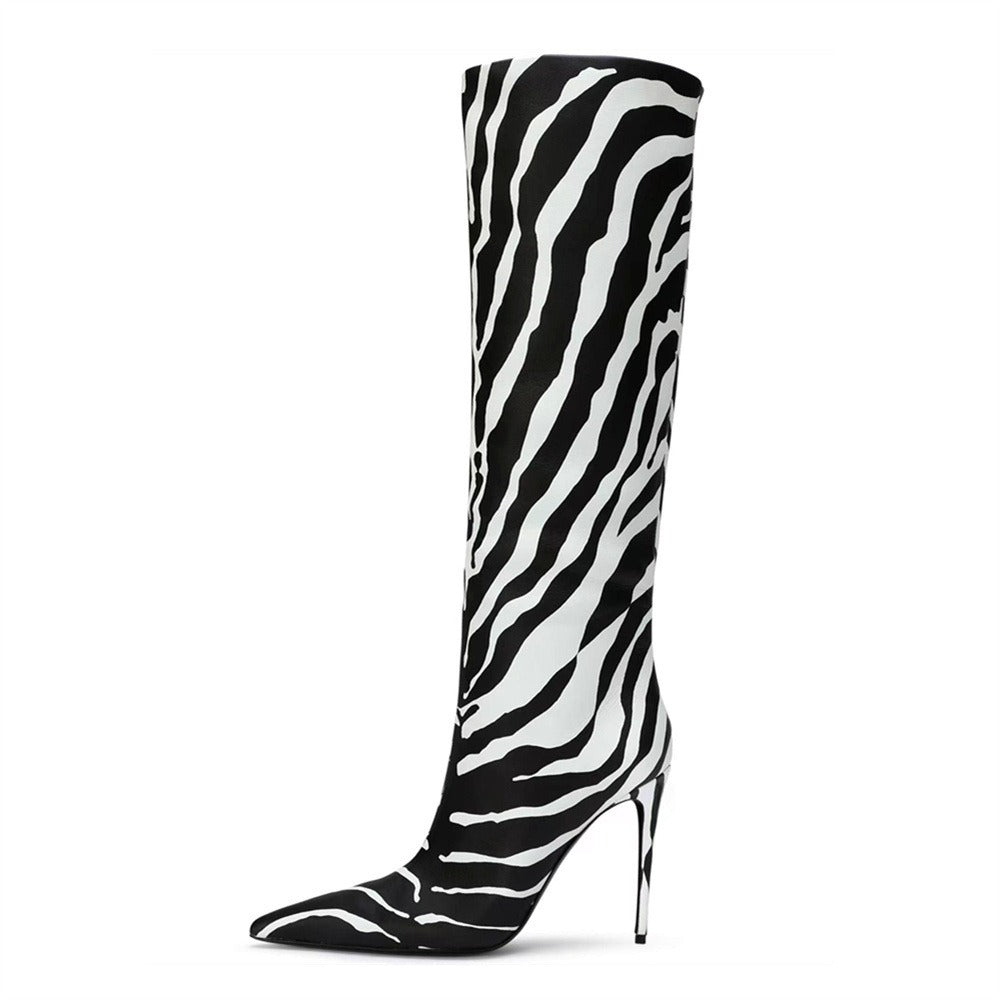 Classic Minimalist Style Stiletto Boots - Kelly Obi New York