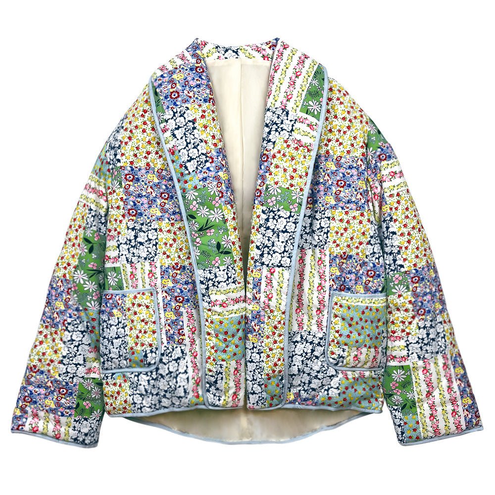 Classic Print Long Sleeves Jacket - Kelly Obi New York