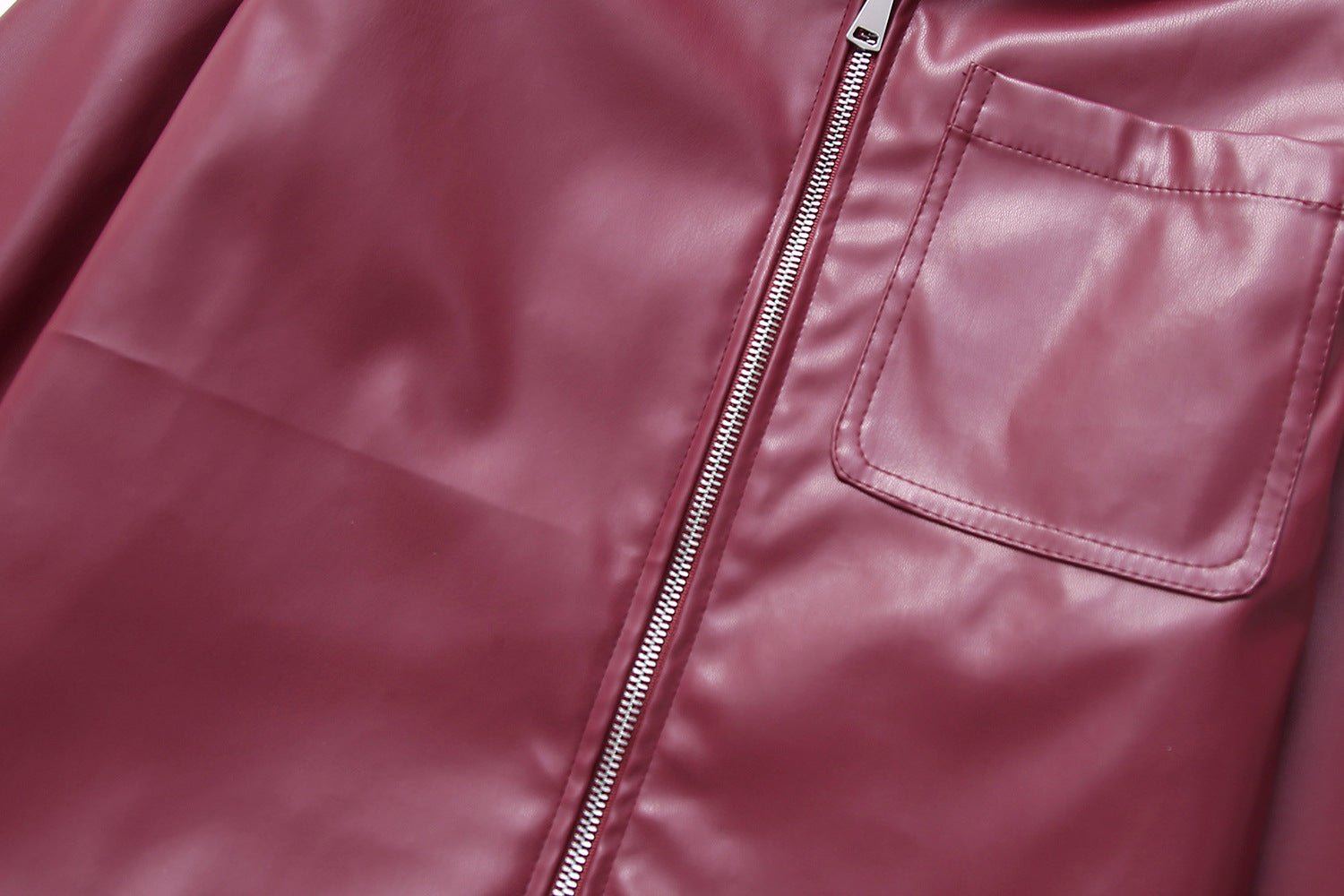 Classic Zip-Up Leather Jacket - Kelly Obi New York