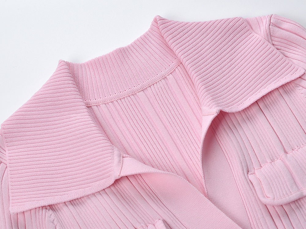 Collar Knit Mini Dress - @titihaish - Kelly Obi New York