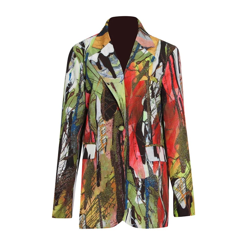 Color Palette Single Button Blazer - Kelly Obi New York