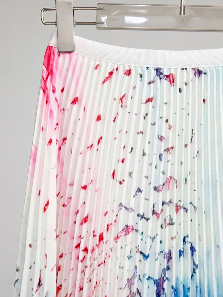 Confetti Plisse Top + Skirt Set - Pre Order: Ships Feb 29