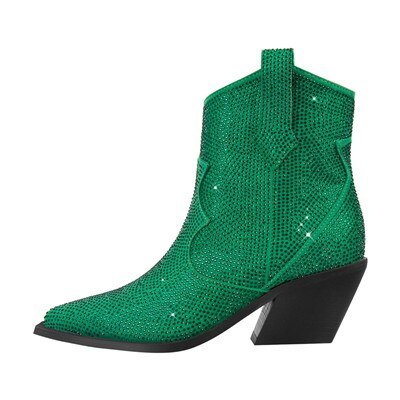 Cowgirl Rhinestone Boots - Kelly Obi New York