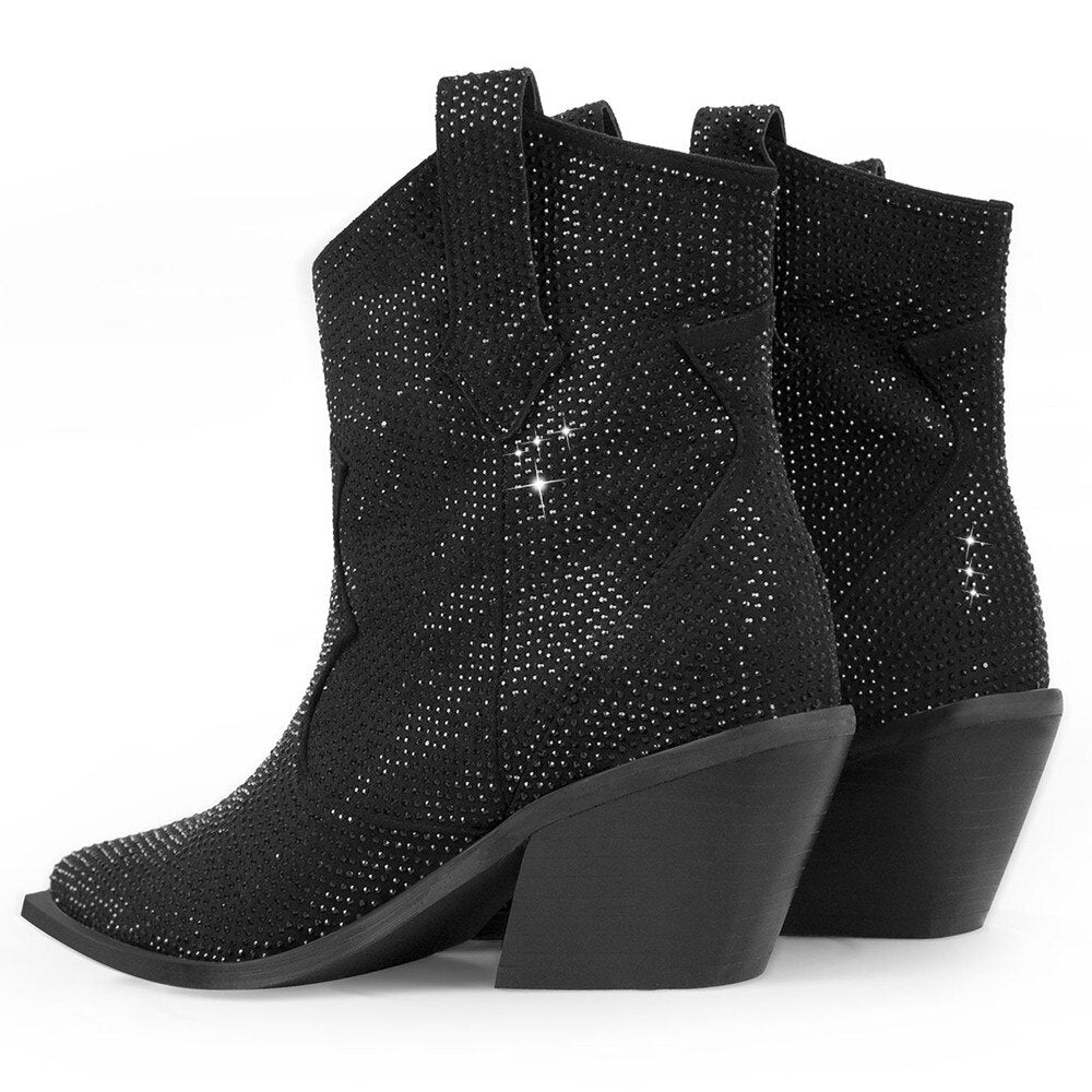 Cowgirl Rhinestone Boots - Kelly Obi New York