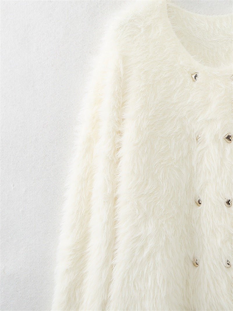 Cozy Mohair Knit Sweater - Kelly Obi New York