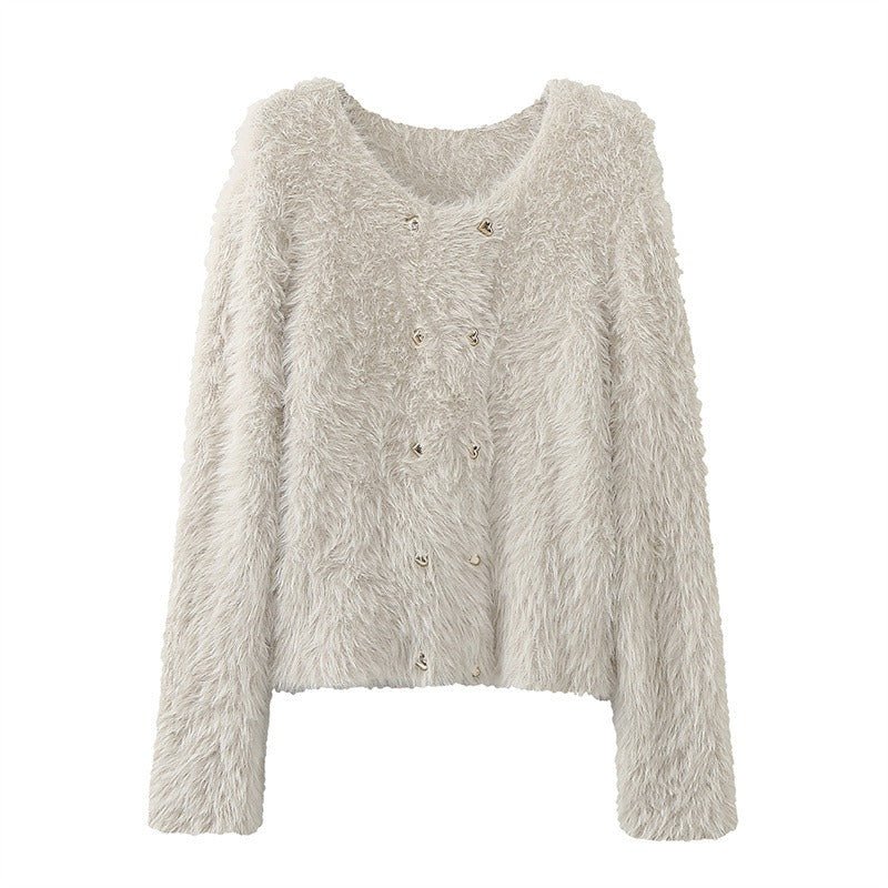 Cozy Mohair Knit Sweater - Kelly Obi New York