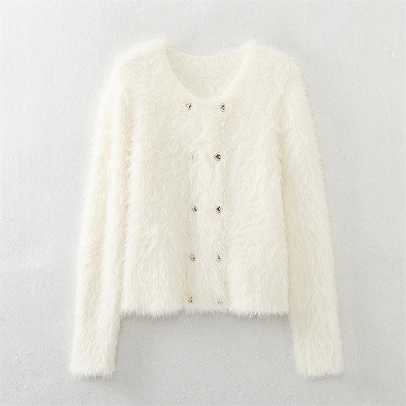 Cozy Mohair Knit Sweater - Kelly Obi New York