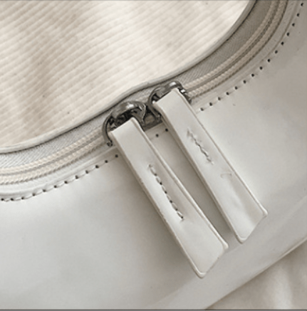 Crescent Patent Underarm Bag - Kelly Obi New York
