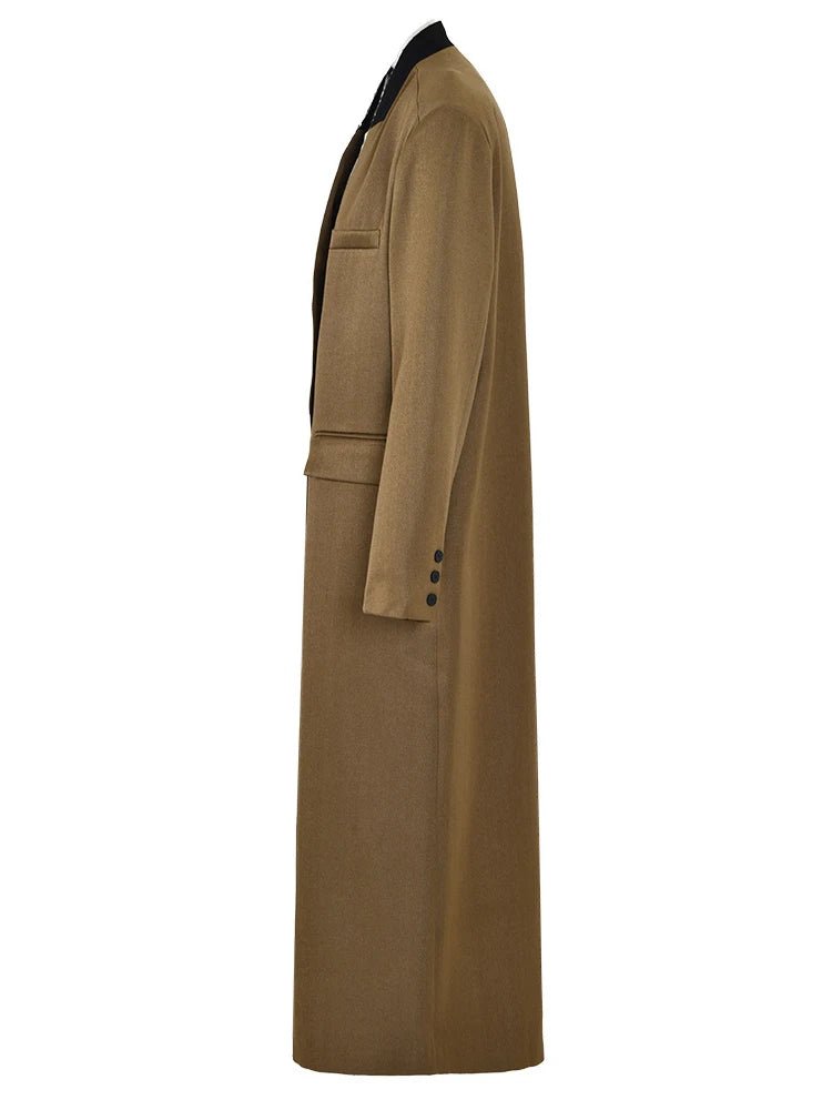 Double Button Long Coat - Kelly Obi New York